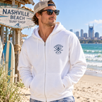 Taking a SEAsta Zip-Up Hoodie - White