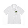 Nashville Beach Tennessee Palm Tree  - White Hawaiian Camp Shirt