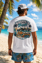 Nashville Beach Beach 615 Graphic T-Shirt – Men’s Surf Tee