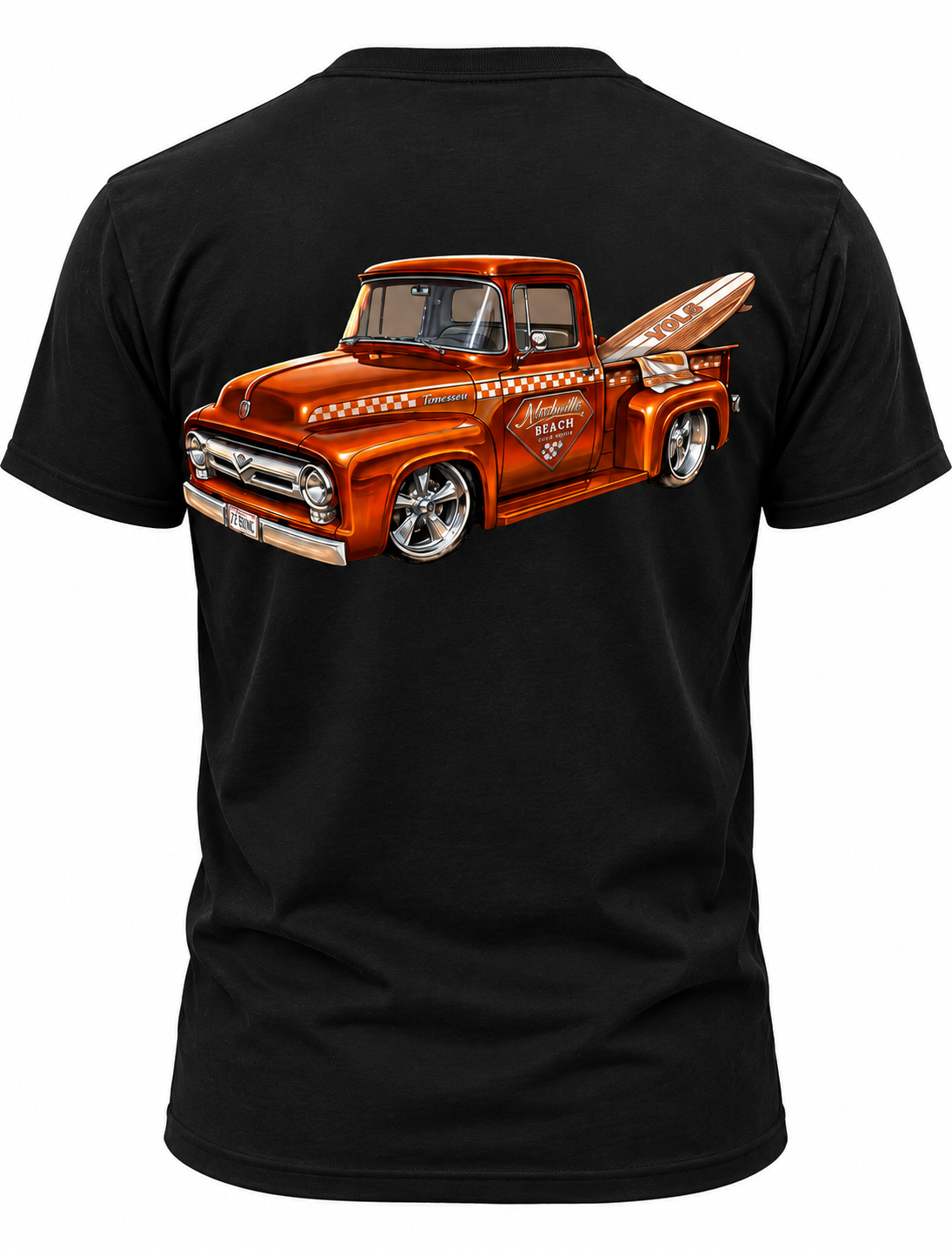 Big Orange Truck -Graphic tee – Men’s Truck T-Shirt