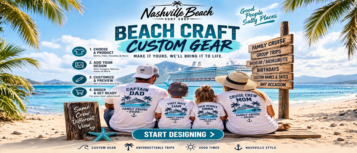 Beach Craft custom gear - design your own