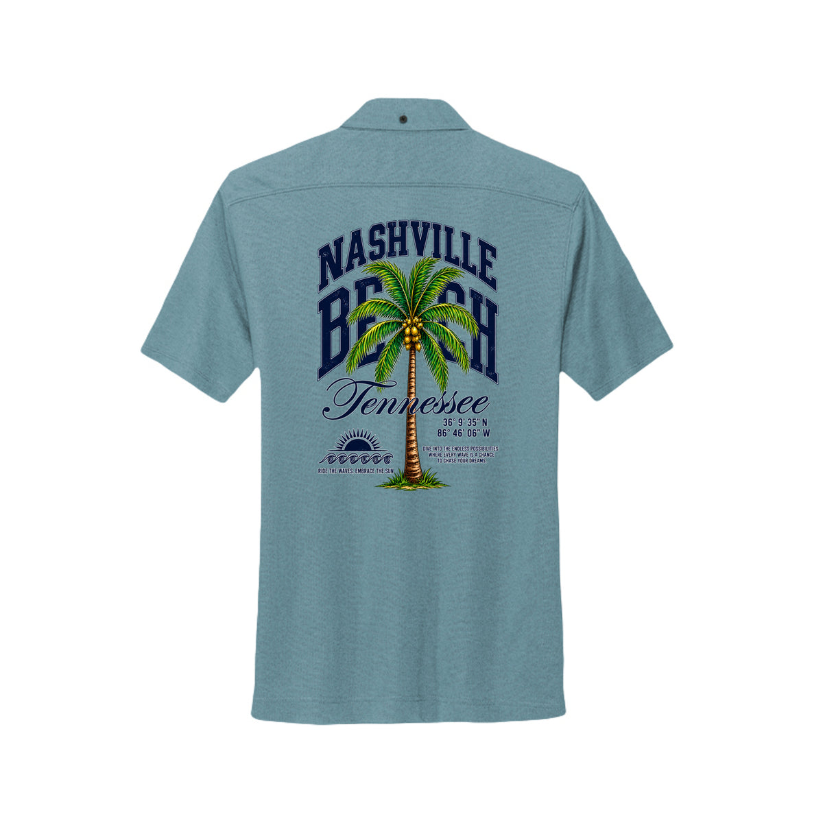 Nashville Beach Tennessee Palm Tree-Beach Bahama Style