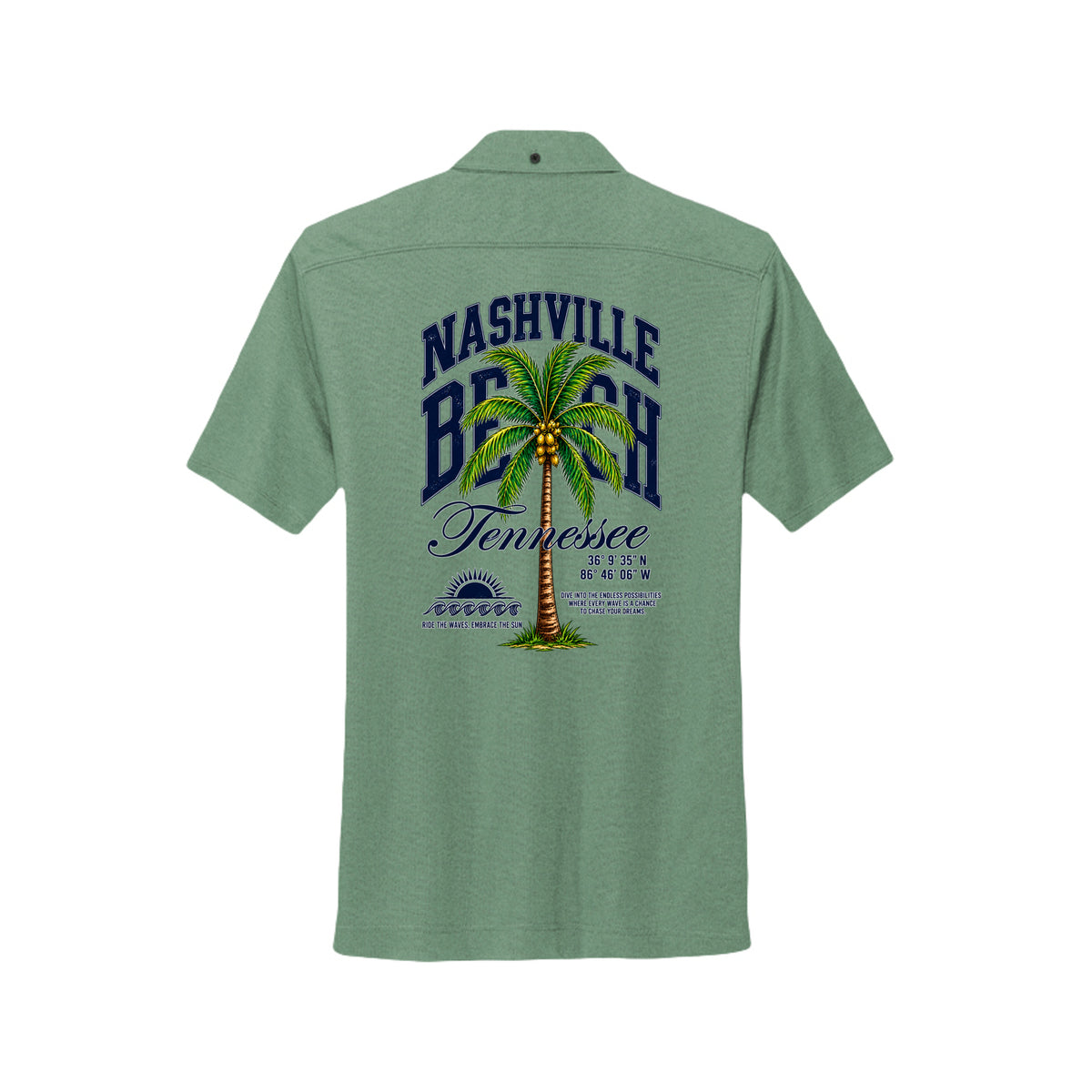 Nashville Beach Tennessee Palm Tree-Beach Bahama Style