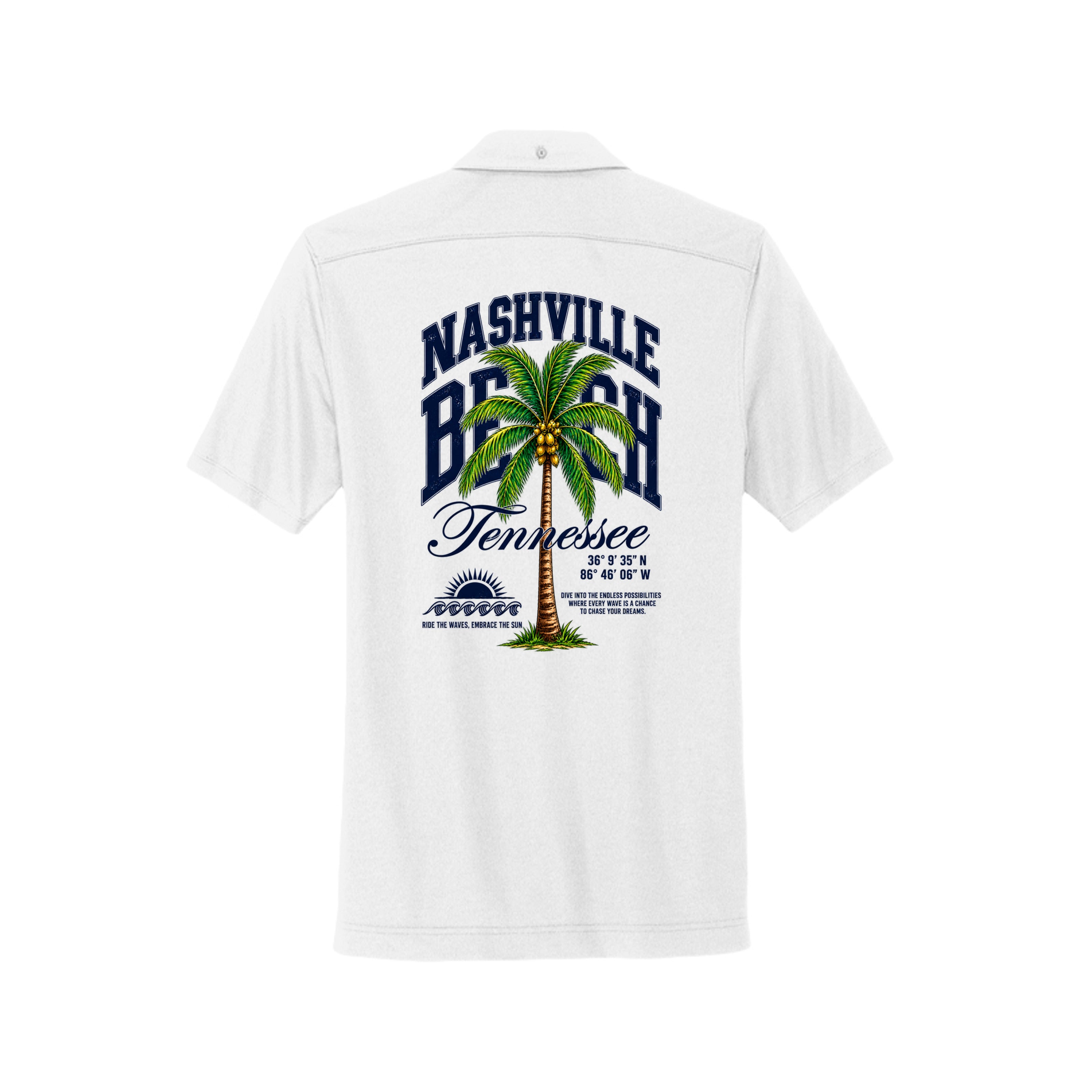 Nashville Beach Tennessee Palm Tree-Beach Bahama Style