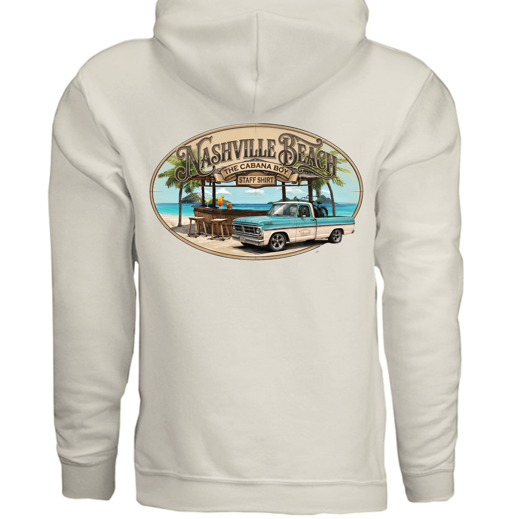 Nashville Beach Cabana Boy Staff Shirt Camo Hoodie