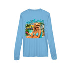 I Wish a Beach Would Long Sleeve Shirt - White