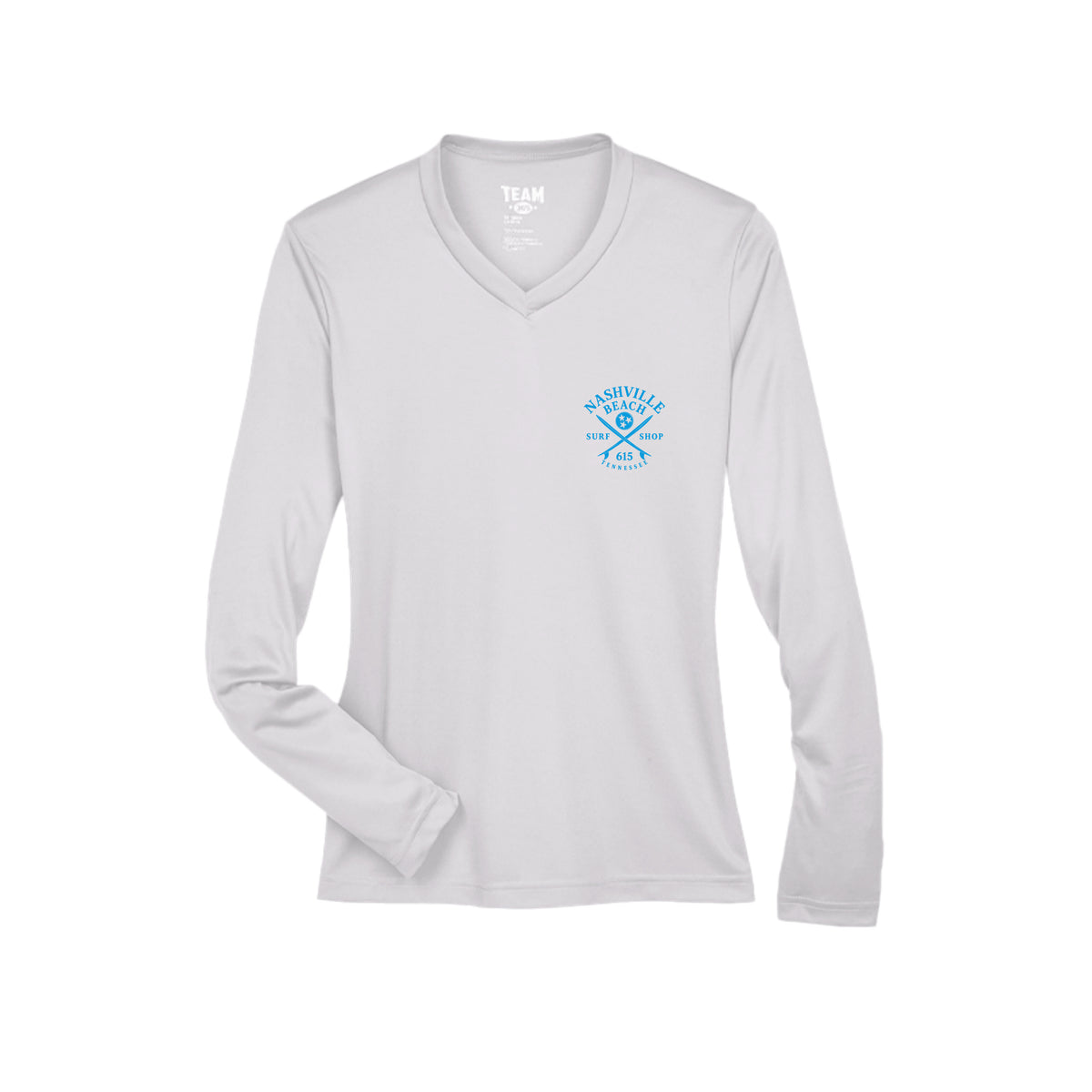 I Wish a Beach Would Long Sleeve Shirt - White