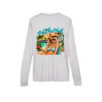 I Wish a Beach Would Long Sleeve Shirt - White