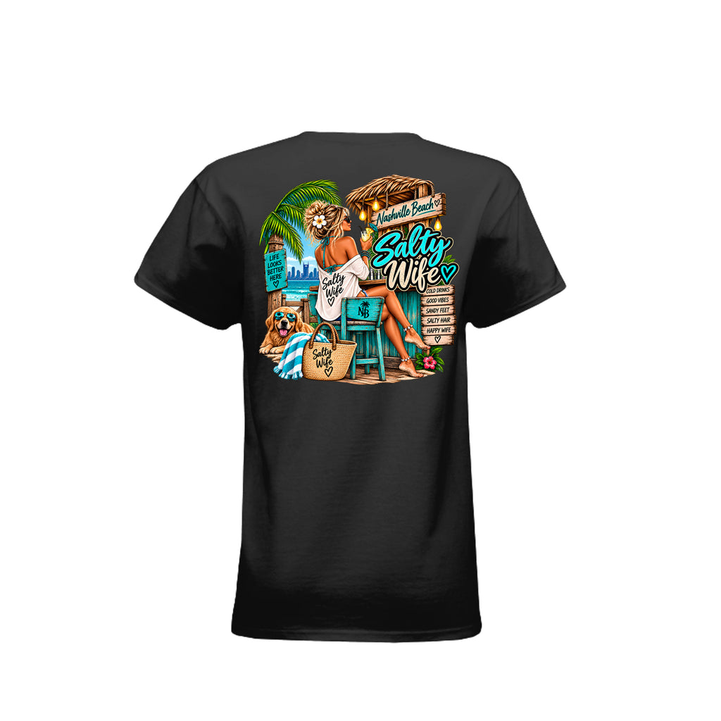 Salty Wife Graphic T-Shirt