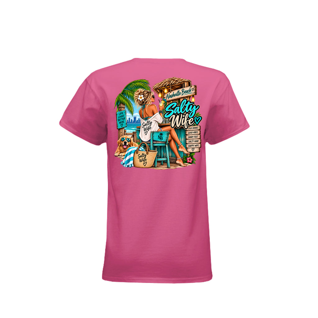 Salty Wife Graphic T-Shirt