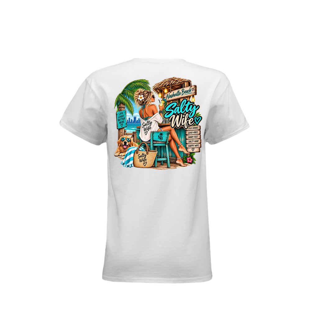 Salty Wife Graphic T-Shirt