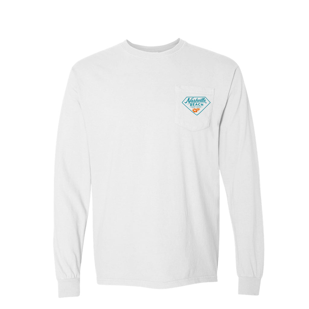 Waves and Whiskey Long Sleeve Shirt