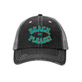 Beach Please Trucker Hat - front view