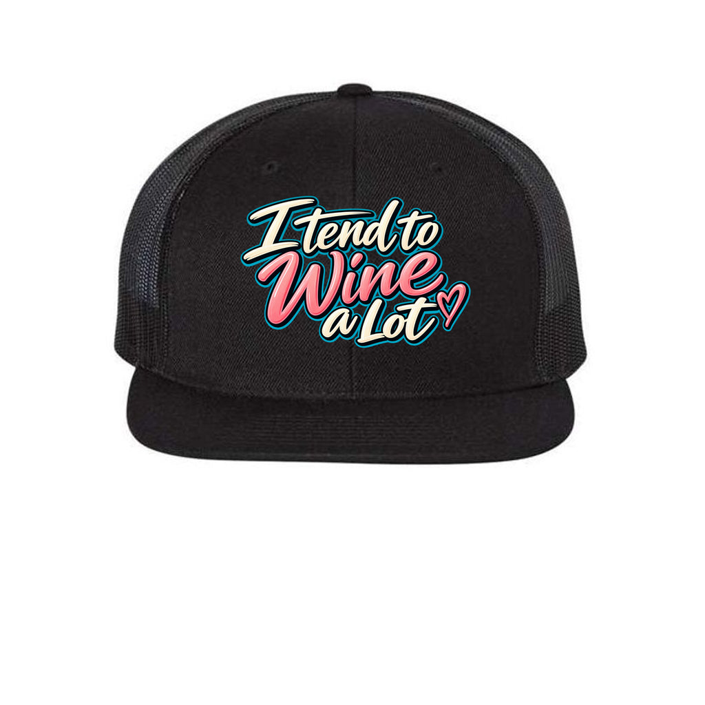 Tend to Wine Trucker Hat - front view
