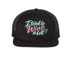 Tend to Wine Trucker Hat - front view