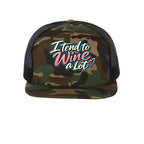 Tend to Wine Trucker Hat - detail