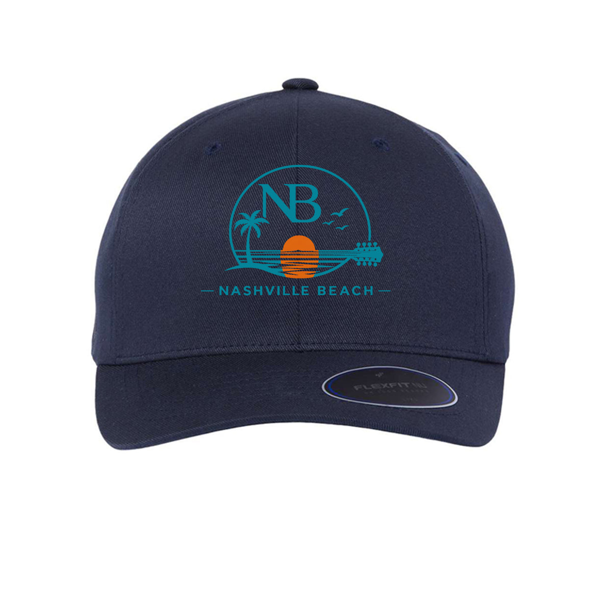NB Sunset Fitted Cap - back view