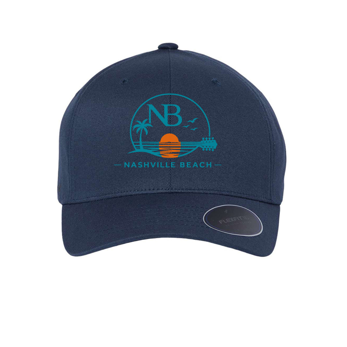 NB Sunset Fitted Cap - top view