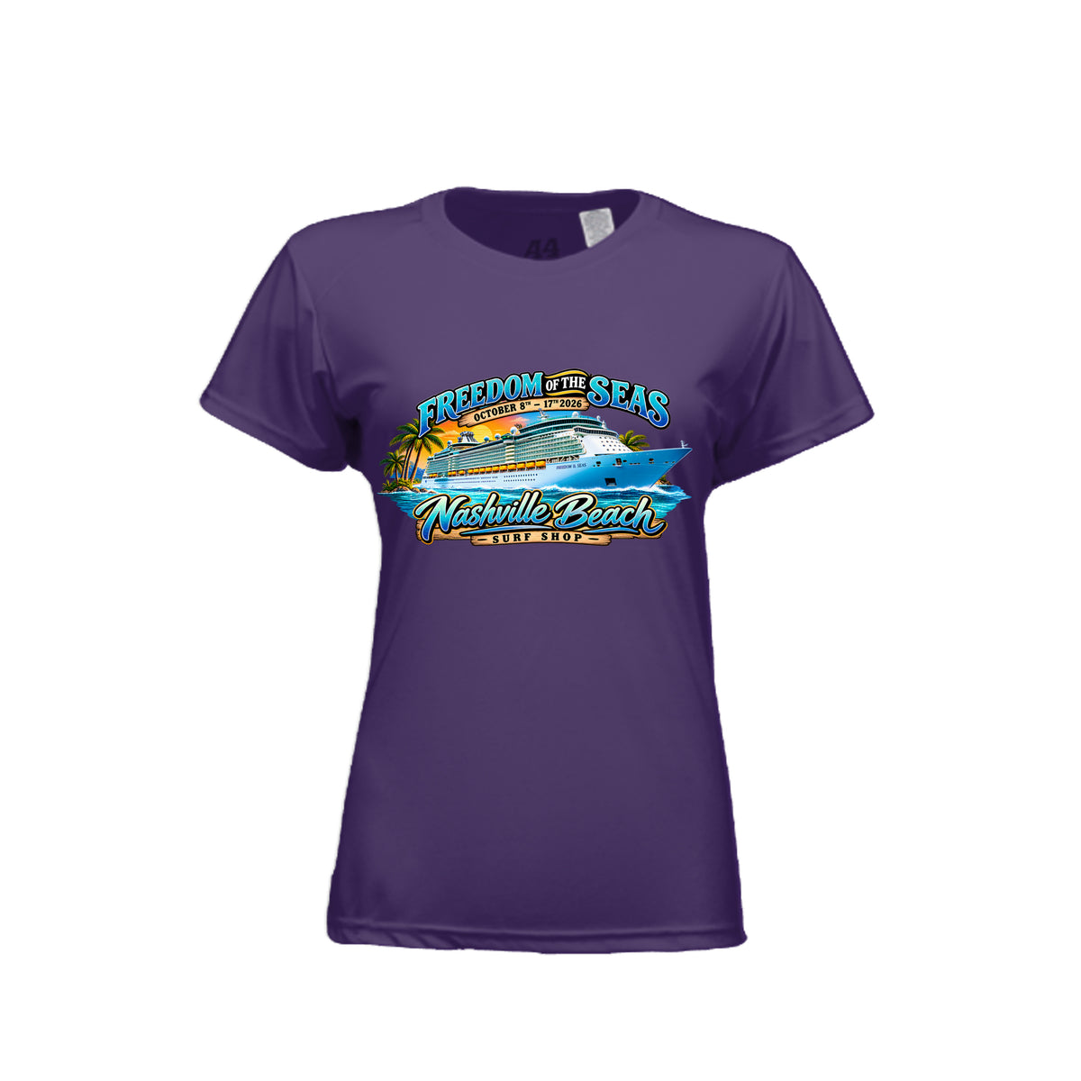 Freedom of the Seas October 2026 cruise t-shirt by Nashville Beach Surf Shop