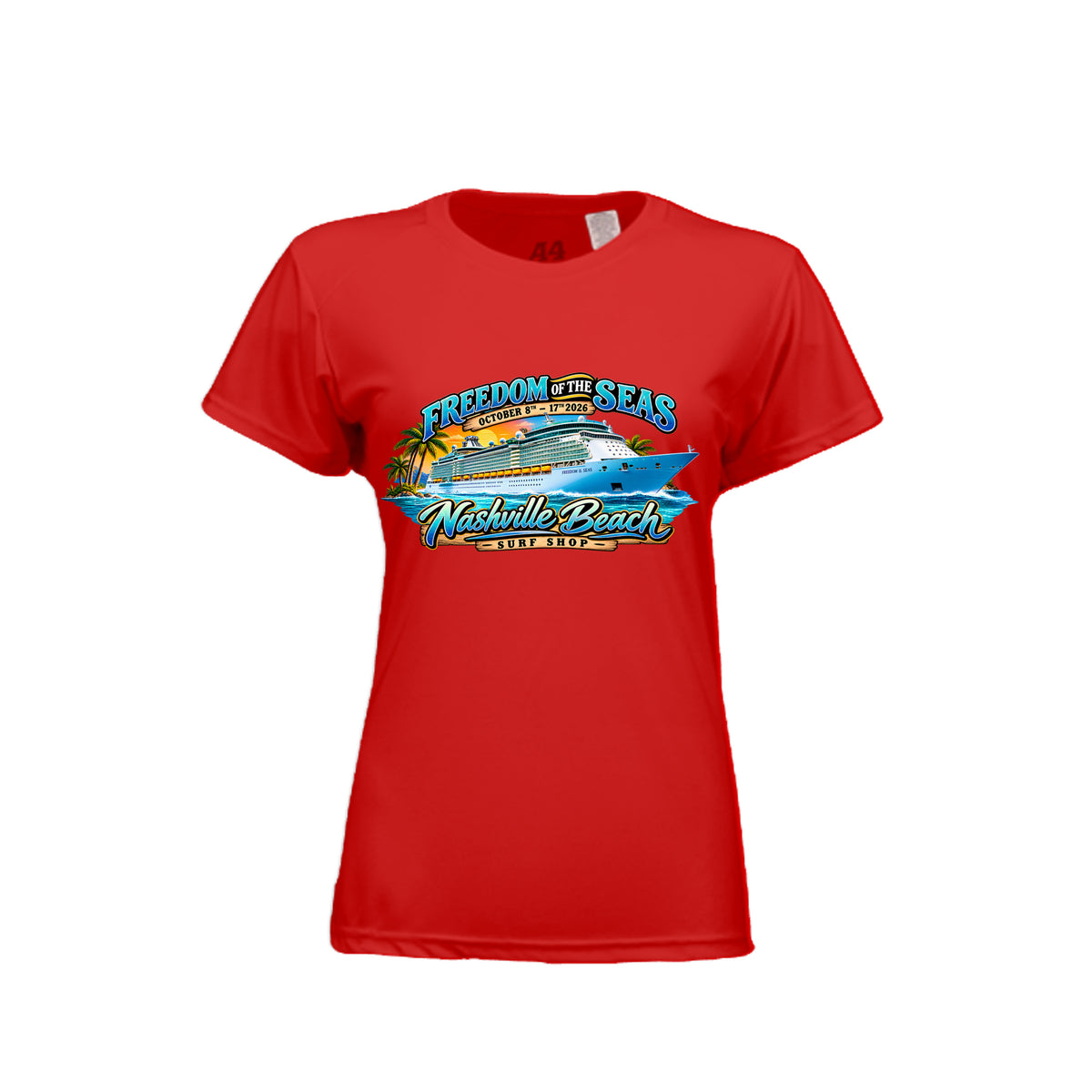 Freedom of the Seas October 2026 cruise t-shirt by Nashville Beach Surf Shop