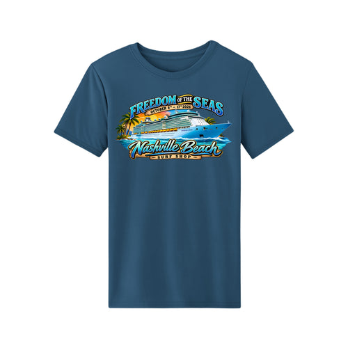 Freedom of the Seas October 2026 cruise t-shirt by Nashville Beach Surf Shop