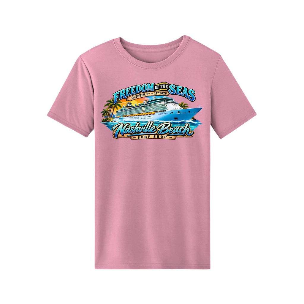 Freedom of the Seas October 2026 cruise t-shirt by Nashville Beach Surf Shop