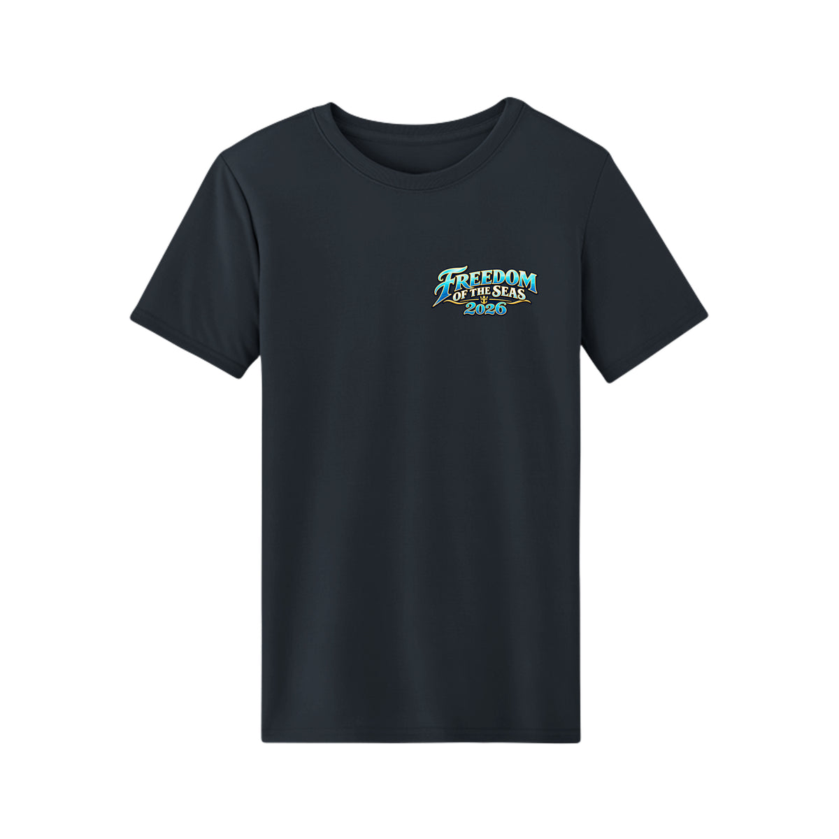 Men's 538486 Freedom of the Seas 2026 Caribbean cruise t-shirt – front view