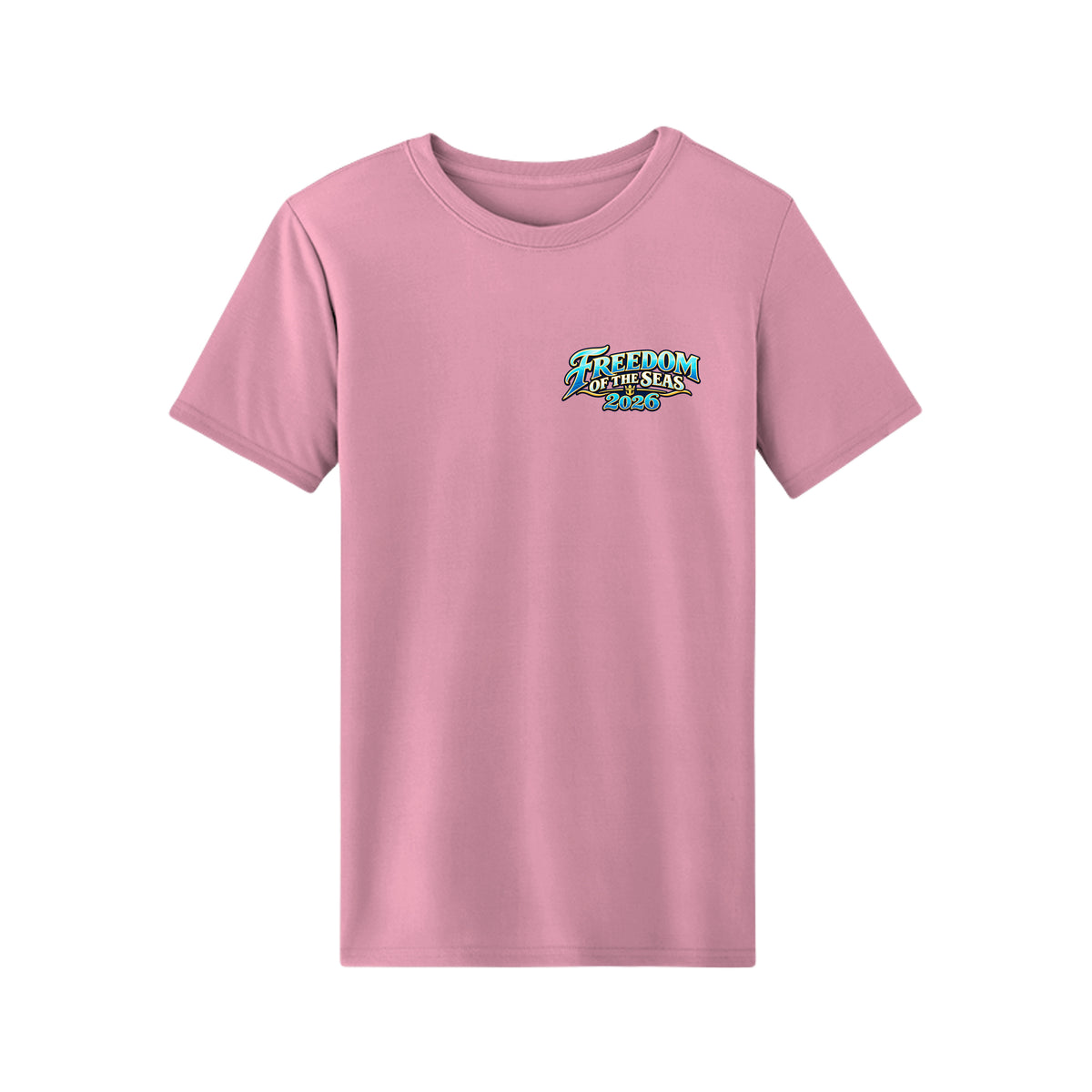 Men's 538486 Freedom of the Seas 2026 Caribbean cruise t-shirt – front view