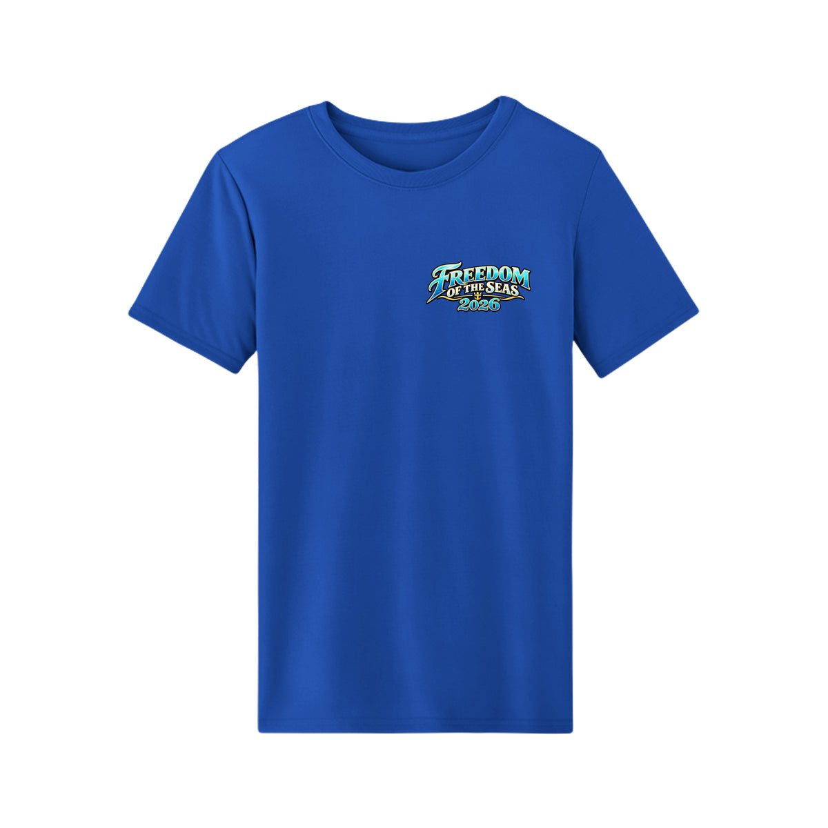 Men's 538486 Freedom of the Seas 2026 Caribbean cruise t-shirt – front view