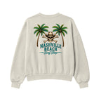 Pirate Cowboy Skull Crew neck Girls Sweatshirt