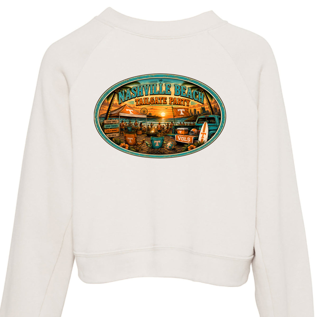 Tailgate Party Cropped Sweatshirt