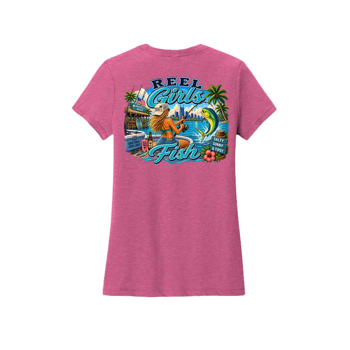 Reel Girls Fish-Graphic tee