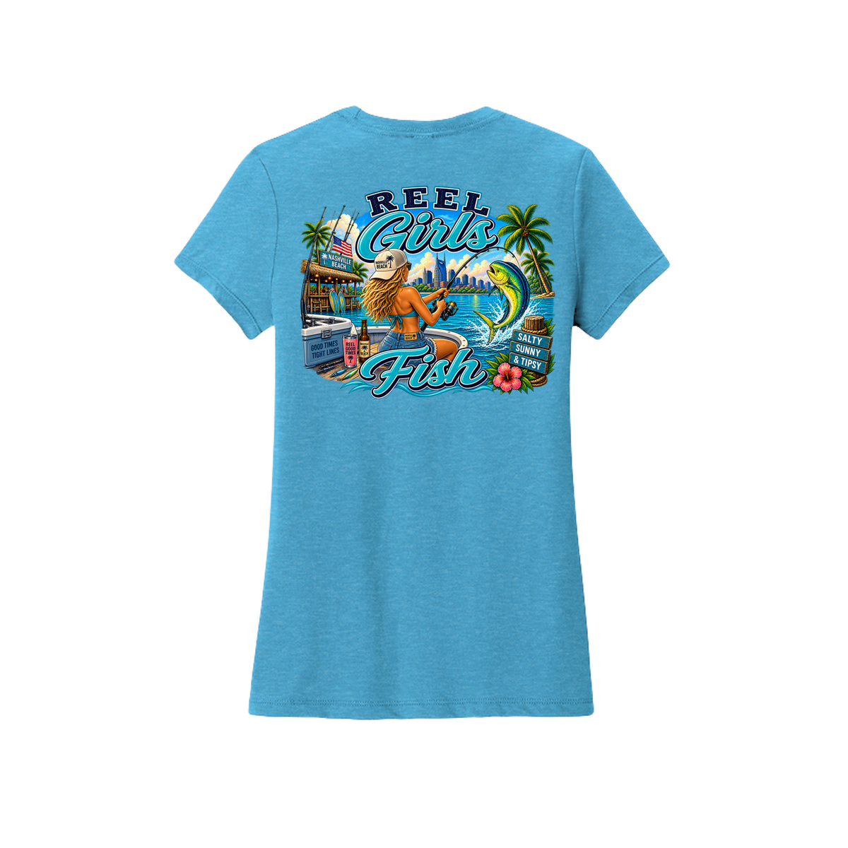 Reel Girls Fish-Graphic tee