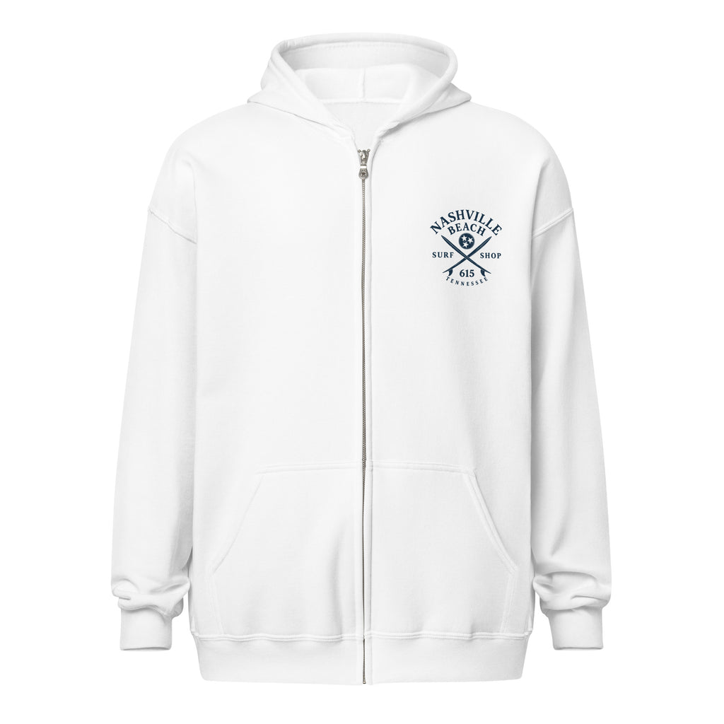 Taking a SEAsta Zip-Up Hoodie - White