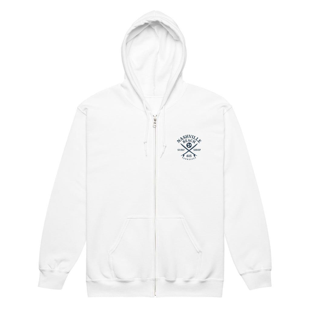Taking a SEAsta Zip-Up Hoodie - White