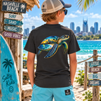 Nashville Sea turtle-Youth shirt – Kids Beach Tee